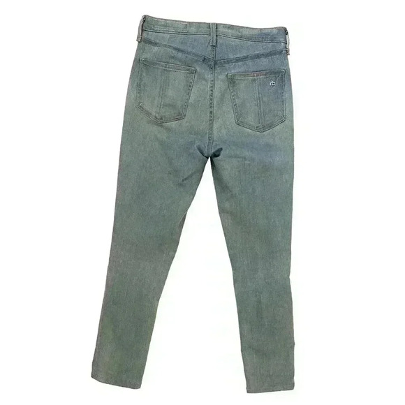 Rag & Bone High Rise Skinny Ankle Jean - Heather - Size 27 - Picture 3 of 6